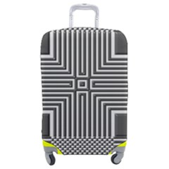 Construction Background Geometric Luggage Cover (medium) by Semog4