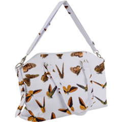 Butterfly Butterflies Insect Swarm Canvas Crossbody Bag by Salman4z