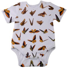 Butterfly Butterflies Insect Swarm Baby Short Sleeve Bodysuit by Salman4z