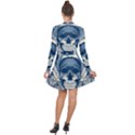 Skull Drawing Long Sleeve Panel Dress View2