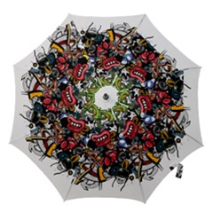 Mural Graffiti Paint Hook Handle Umbrellas (medium) by Salman4z