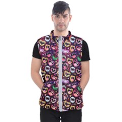 Funny Monster Mouths Men s Puffer Vest by Salman4z