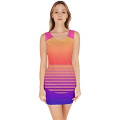 Sunset Summer Time Bodycon Dress by Salman4z