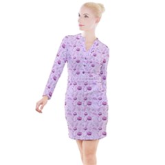 Baby Toys Button Long Sleeve Dress by SychEva