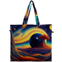 Surrealist Fantasy Dream Nature Canvas Travel Bag by Jancukart