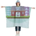 Amsterdam Landmark Landscape Women s Hooded Rain Ponchos View1