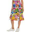 Illustration Cartoon Character Animal Cute Midi Panel Skirt View2