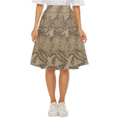 Vintage Europe Map Classic Short Skirt by Sudheng