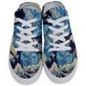 The Great Wave Of Kanagawa Painting Starry Night Van Gogh Half Slippers View1