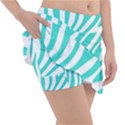 Blue Zebra Vibes Animal Print   Classic Tennis Skirt View3