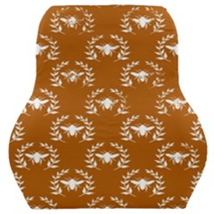 Brown Golden Bees Car Seat Back Cushion  by ConteMonfrey