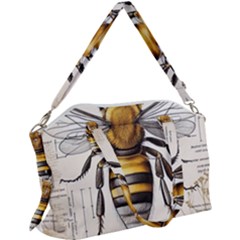 Bee Beekeeping Canvas Crossbody Bag by Simbadda