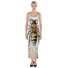 Bee Beekeeping Fitted Maxi Dress by Simbadda