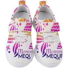 Mom Made Me Queen Kids  Velcro Strap Shoes by Merikyns