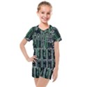 Printed Circuit Board Circuits Kids  Mesh Tee and Shorts Set View1