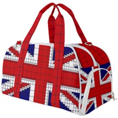 Union Jack Flag Uk Patriotic Burner Gym Duffel Bag by Celenk
