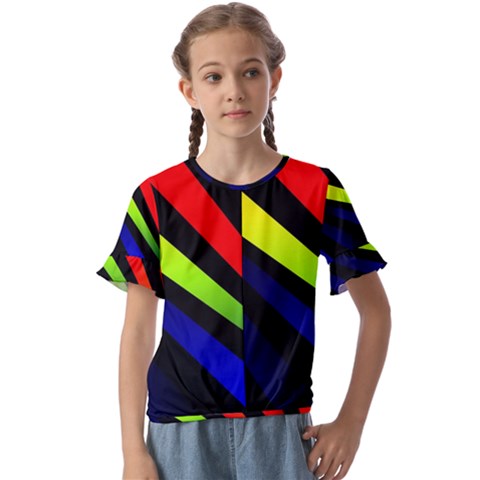 Graphic Design Computer Graphics Kids  Cuff Sleeve Scrunch Bottom Tee by Celenk