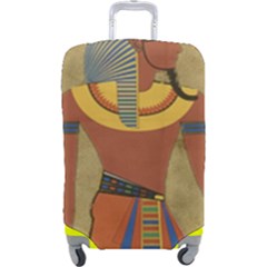 Egyptian Tutunkhamun Pharaoh Design Luggage Cover (large) by Celenk