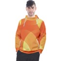 Abstract Orange Yellow Red Color Men s Pullover Hoodie View1