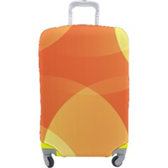 Abstract Orange Yellow Red Color Luggage Cover (large) by Celenk