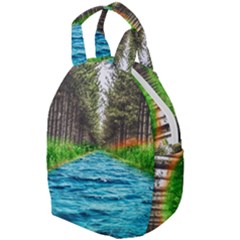 River Forest Landscape Nature Travel Backpacks by Celenk