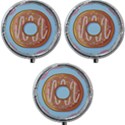 Dessert Food Donut Sweet Decor Chocolate Bread Mini Round Pill Box (Pack of 3) View1