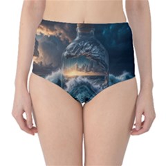 Fantasy People Mysticism Composing Fairytale Art 2 Classic High-waist Bikini Bottoms by Uceng