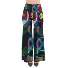 Abstract Color Texture Creative So Vintage Palazzo Pants by Uceng