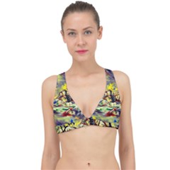 Abstract Arts Psychedelic Art Experimental Classic Banded Bikini Top by Uceng