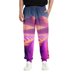 Fantasy Art Wallpaper Artwork Desktop Men s Elastic Waist Pants by Uceng