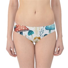 Mushroom Forest Fantasy Flower Nature Hipster Bikini Bottoms by Uceng