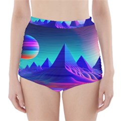 Fantasy Universe Art Wallpaper Artwork High-waisted Bikini Bottoms by Uceng