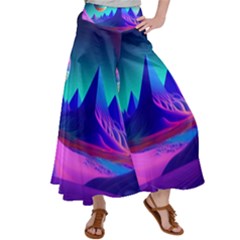 Fantasy Universe Art Wallpaper Artwork Women s Satin Palazzo Pants by Uceng