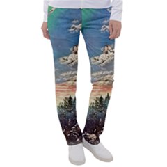 Abstract Art Psychedelic Arts Experimental Women s Casual Pants by Uceng