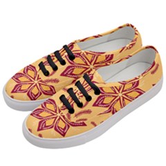 Flower Mandala Template Sketch Drawing Art Women s Classic Low Top Sneakers by Uceng