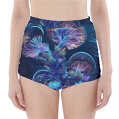 Fantasy People Mysticism Composing Fairytale Art 3 High-waisted Bikini Bottoms by Uceng