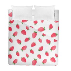 Strawberry Duvet Cover Double Side (full/ Double Size) by SychEva