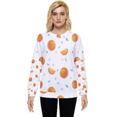 Oranges Hidden Pocket Sweatshirt by SychEva