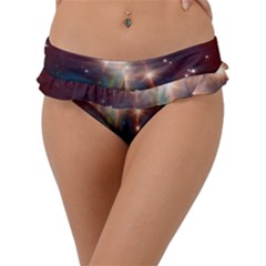 Astrology Astronomical Cluster Galaxy Nebula Frill Bikini Bottoms by danenraven