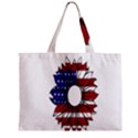 Us Flag Flower Sunshine Flag America Usa Zipper Mini Tote Bag View1