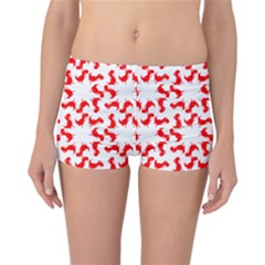 Lonely T-rex Dinosaur Dinosaur Game Pattern Reversible Boyleg Bikini Bottoms by Ravend