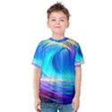 Art Fantasy Painting Colorful Pattern Design Kids  Cotton Tee View1