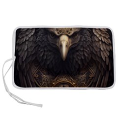 Eagle Ornate Pattern Feather Texture Pen Storage Case (s) by Ravend