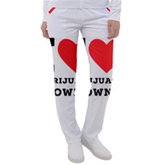 I Love Marijuana Brownie Women s Casual Pants by ilovewhateva