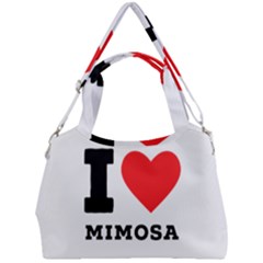 I Love Mimosa Double Compartment Shoulder Bag by ilovewhateva