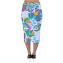 Pattern Hotdogtrap Velvet Midi Pencil Skirt View2