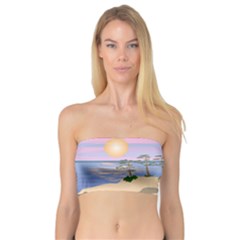 Vacation Island Sunset Sunrise Bandeau Top by Salman4z