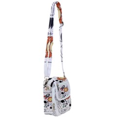 Astronaut Drawing Planet Shoulder Strap Belt Bag by Salman4z