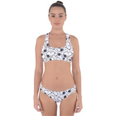 Dog Pattern Cross Back Hipster Bikini Set by Salman4z