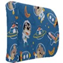 Seamless-pattern-funny-astronaut-outer-space-transportation Back Support Cushion View2